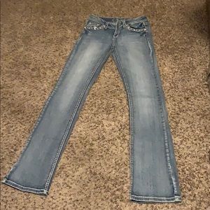 L.A Idol light blue straight Leg jeans